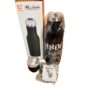 1800 Tequila Asobu H2 Audio 17oz Insulated Bottle Bluetooth Earbuds Complete Set